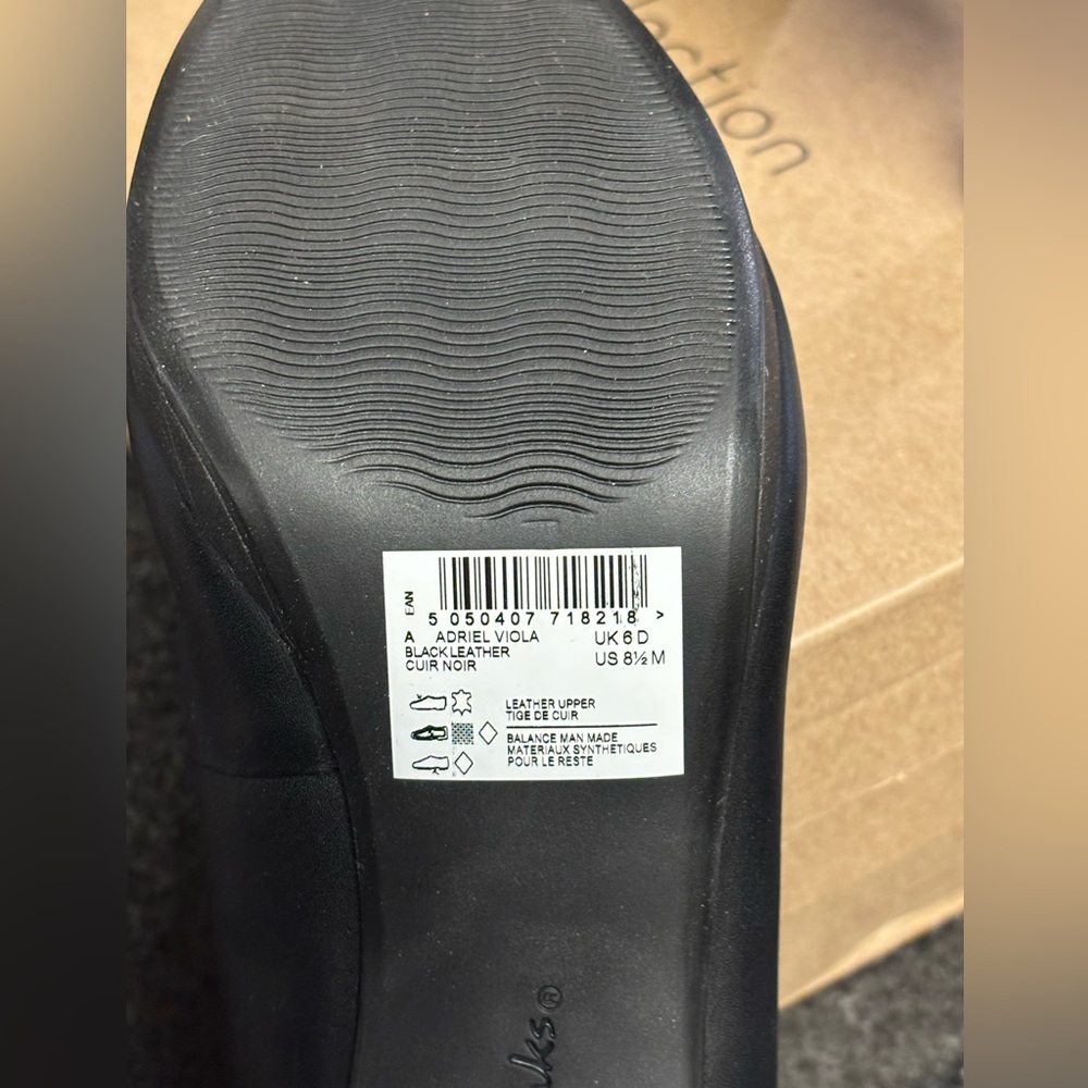 New In Box! Elegant Black Clark’s Women's Heels 👠! So Nice! 😊 - Picture 6 of 6